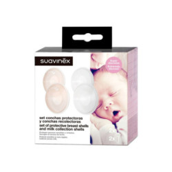 Suavinex Set De Conchas Protectoras + Recolectoras 6 Uds.