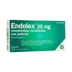Endolex 25 mg 12 comprimidos