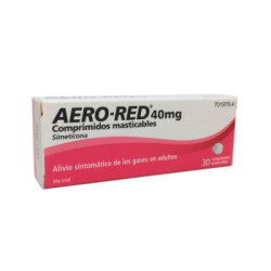 Aero red 40 mg 30 comprimidos masticables
